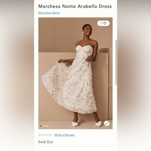 Marchesa Notte Arabella dress. Size 6. Brand new, never worn.